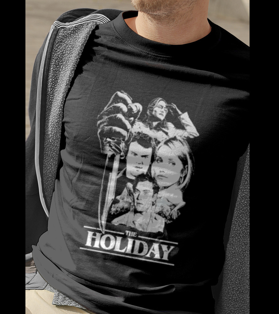 Kate Winslet Jack Black Cameron Diaz Jude Law The Holiday Horror Slasher Mashup T-Shirt