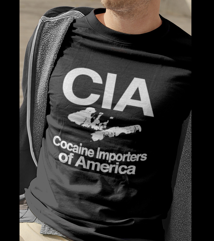 CIA Cocaine Importers Of America Conspiracy Theory T-Shirt