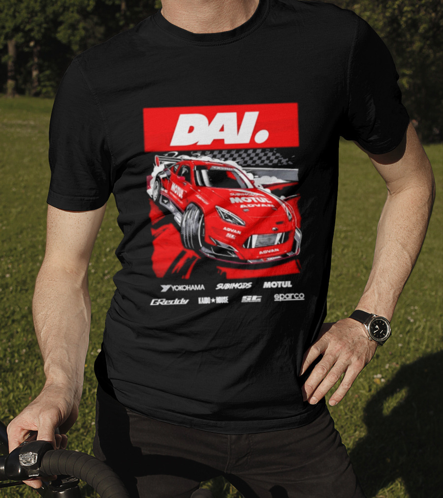 Dai Yoshihara Motul Advan Subimods Greddy Kaido House Sparco Yokohama Racing Car T-Shirt