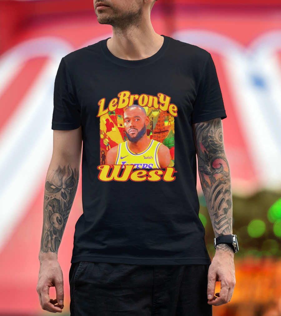 LeBronYe West Los Angeles Lakers Basketball T-Shirt