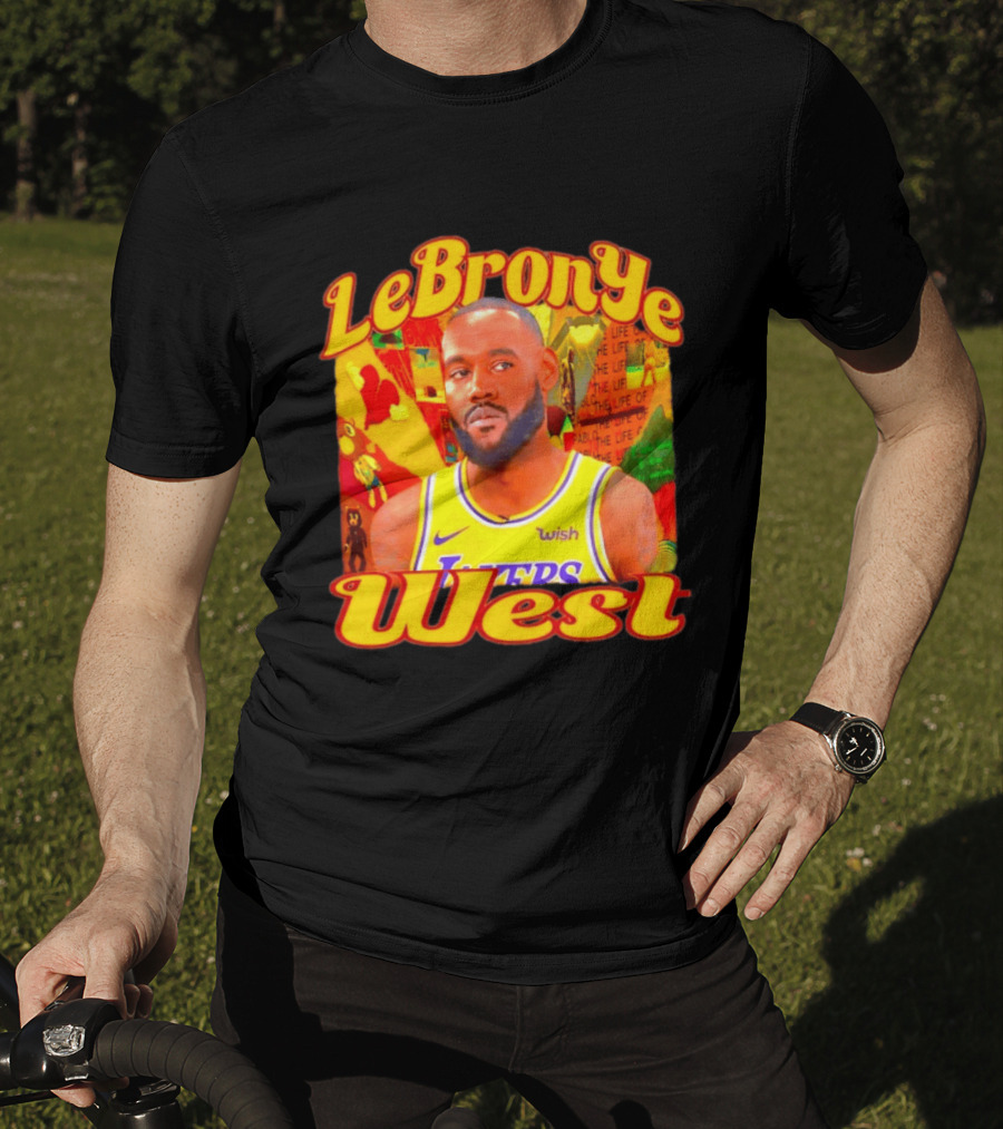 LeBronYe West Los Angeles Lakers Basketball T-Shirt