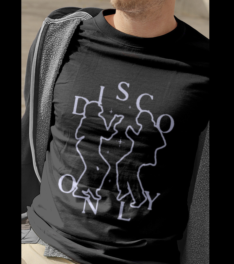 Disco Only Dancing 70s Nightclub Silhouette Retro Vibes T-Shirt