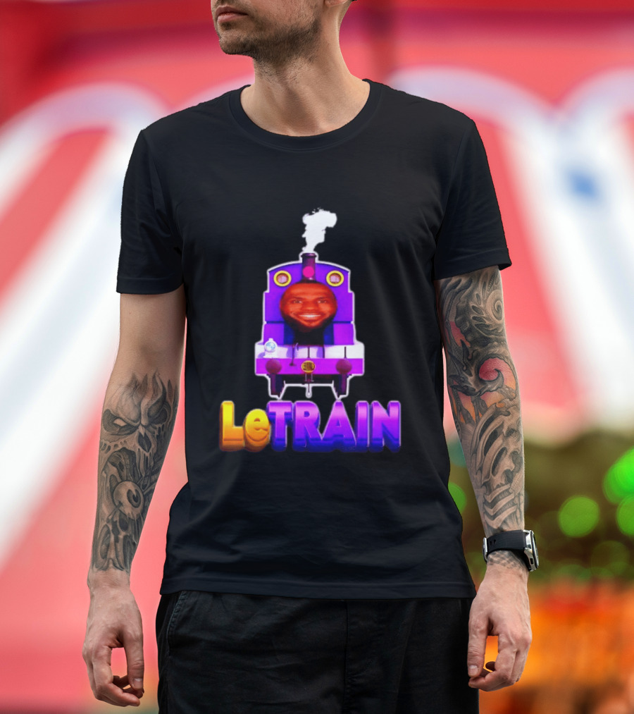 LeBron James LeTrain Meme With Philadelphia 76ers Concept T-Shirt