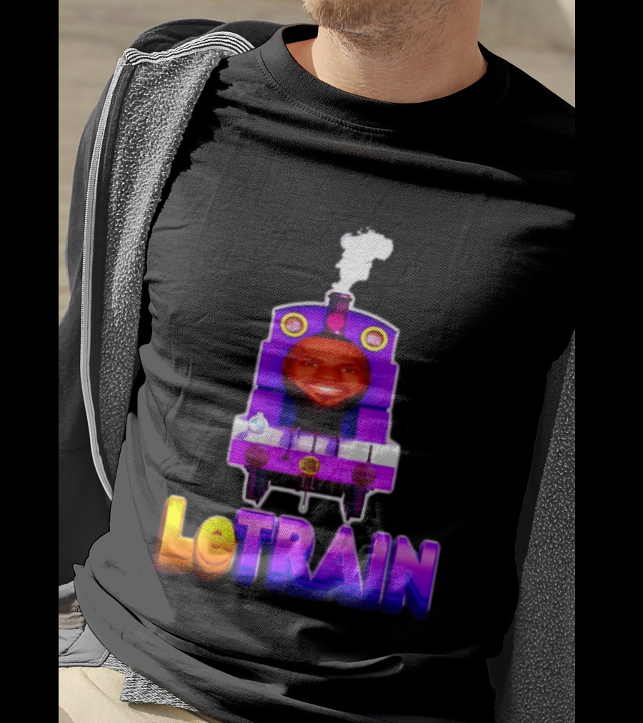 LeBron James LeTrain Meme With Philadelphia 76ers Concept T-Shirt