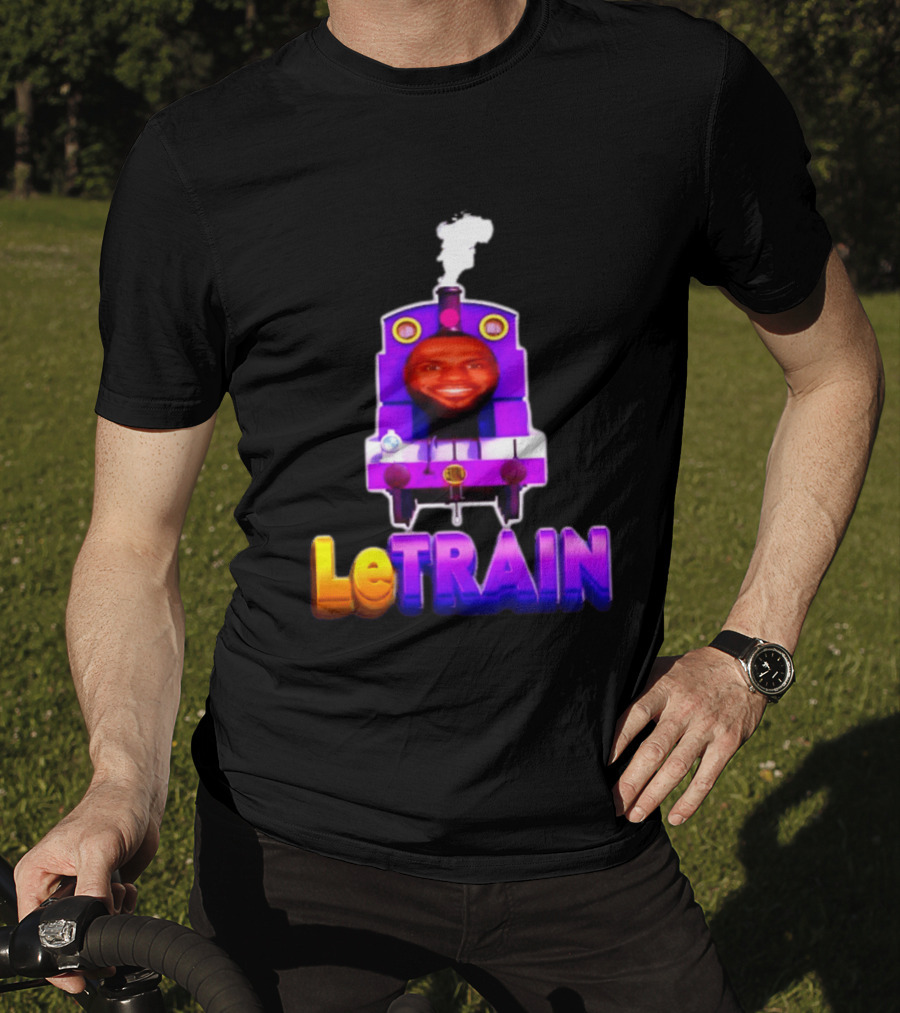 LeBron James LeTrain Meme With Philadelphia 76ers Concept T-Shirt
