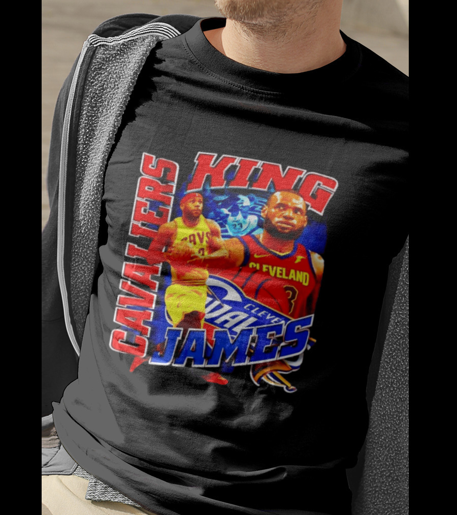 Cleveland Cavaliers King James LeBron Nike NBA Basketball Star T-Shirt