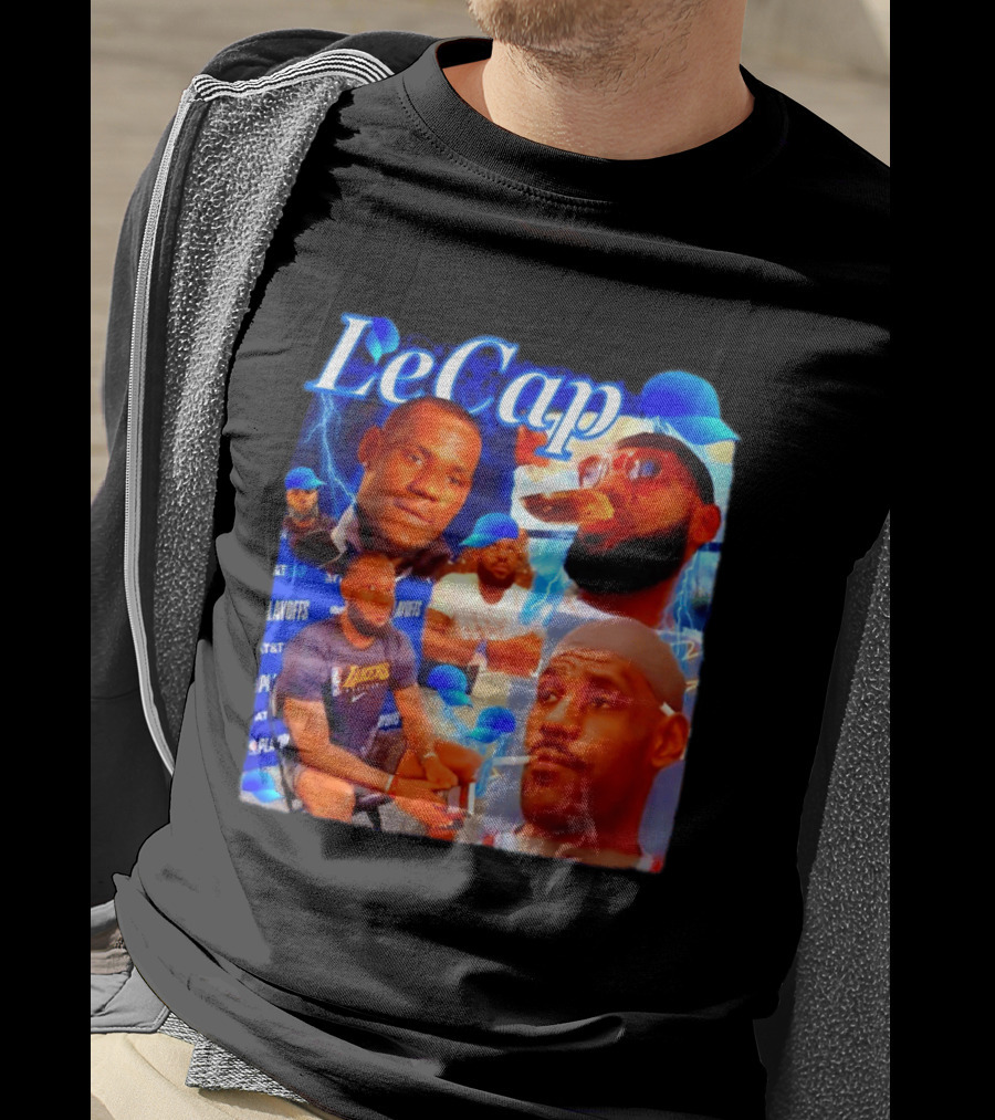 LeBron James LeCap Lakers Playoffs Meme T-Shirt