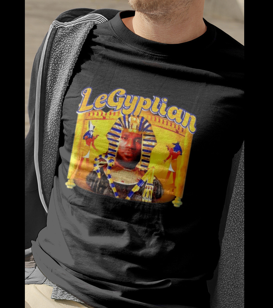 LeBron James LeGyptian Philadelphia 76ers Basketball Meme T-Shirt