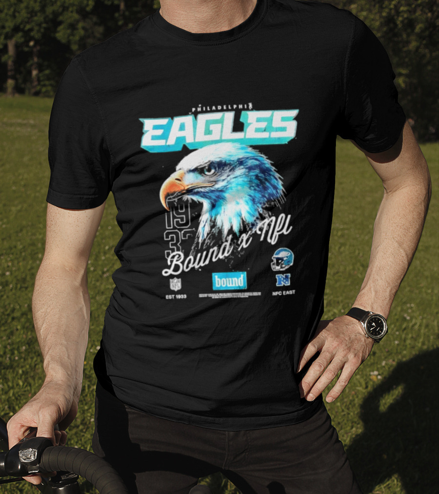 Philadelphia Eagles Bound NFC East 1933 Bird Head Helmet NFL T-Shirt