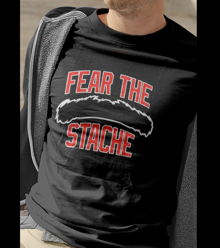 Red Sox Fear The Stache Chad Tracy T-Shirt