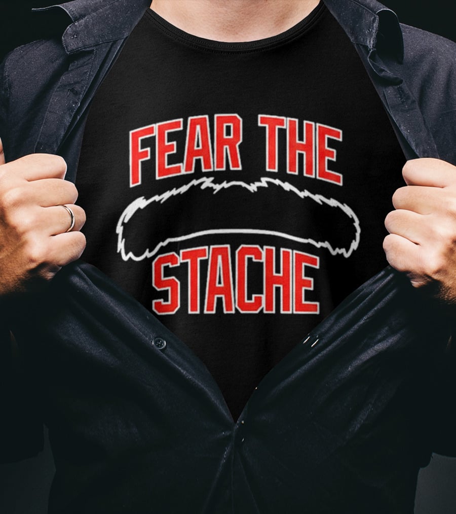 Red Sox Fear The Stache Chad Tracy T-Shirt