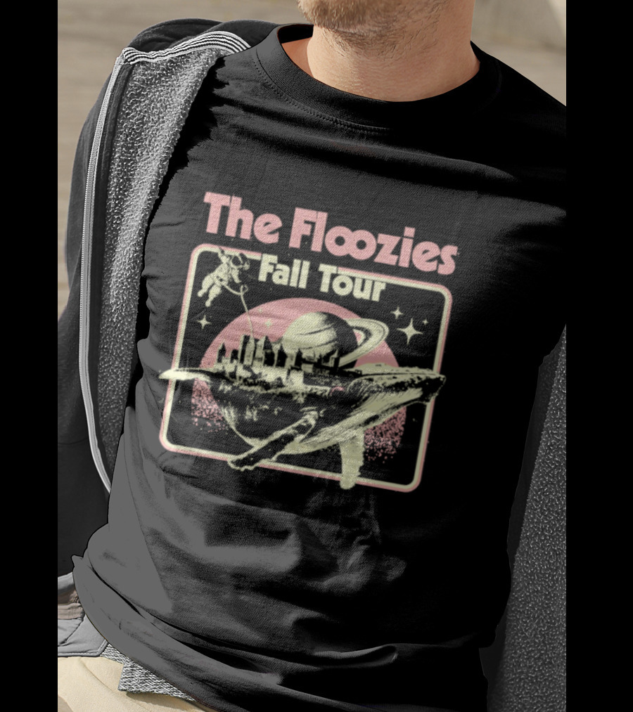 The Floozies Fall Tour Astronaut Whale Castle Space Adventure T-Shirt