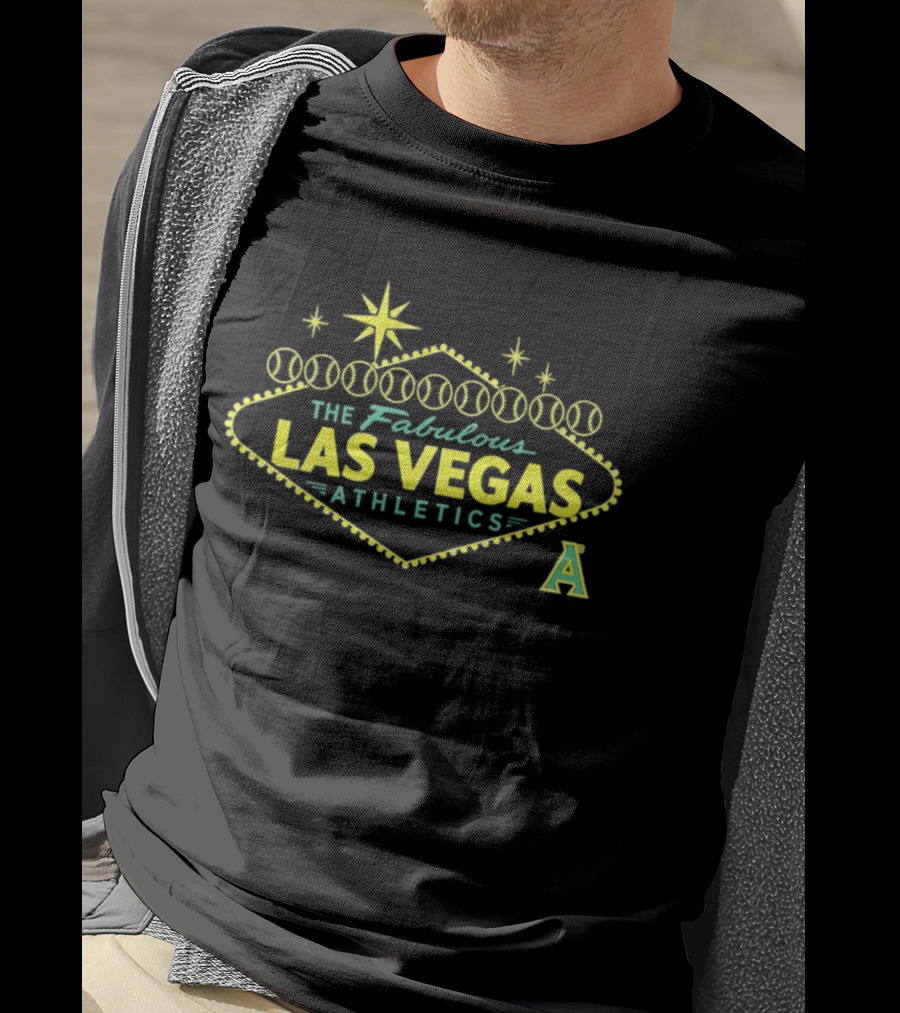 The Fabulous Las Vegas Athletics MLB Baseball 2026 Welcome Sign T-Shirt
