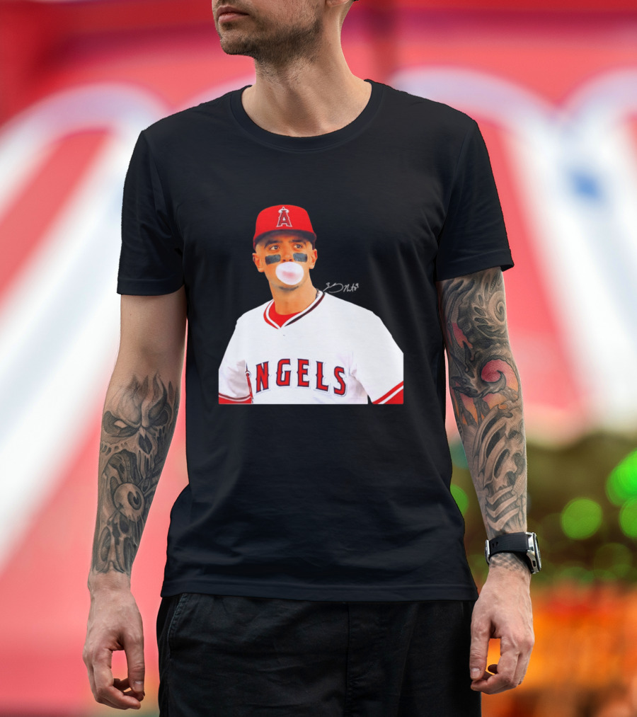 Zach Neto Los Angeles Angels 2026 MLB Season Bubblegum Moment T-Shirt