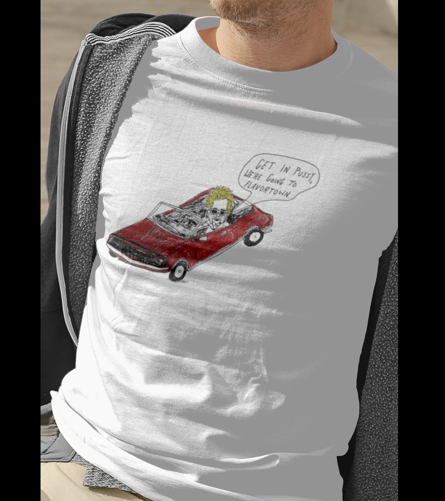 Guy Fieri Get In Pussy We're Going To Flavortown Car Scene T-Shirt