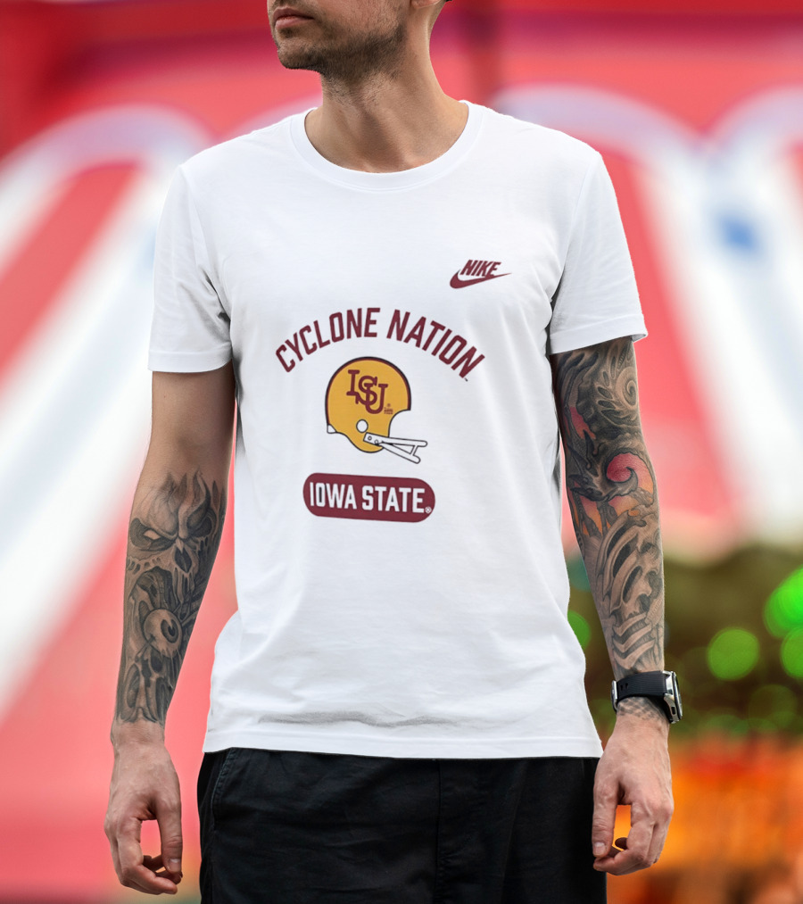 Cyclone Nation Iowa State ISU Football Nike T-Shirt