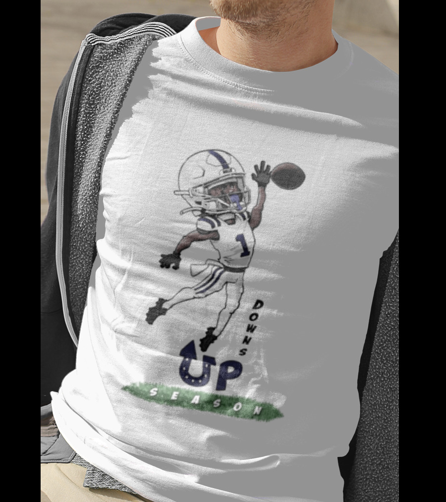 Josh Downs Indianapolis Colts Up Season Football Catch T-Shirt