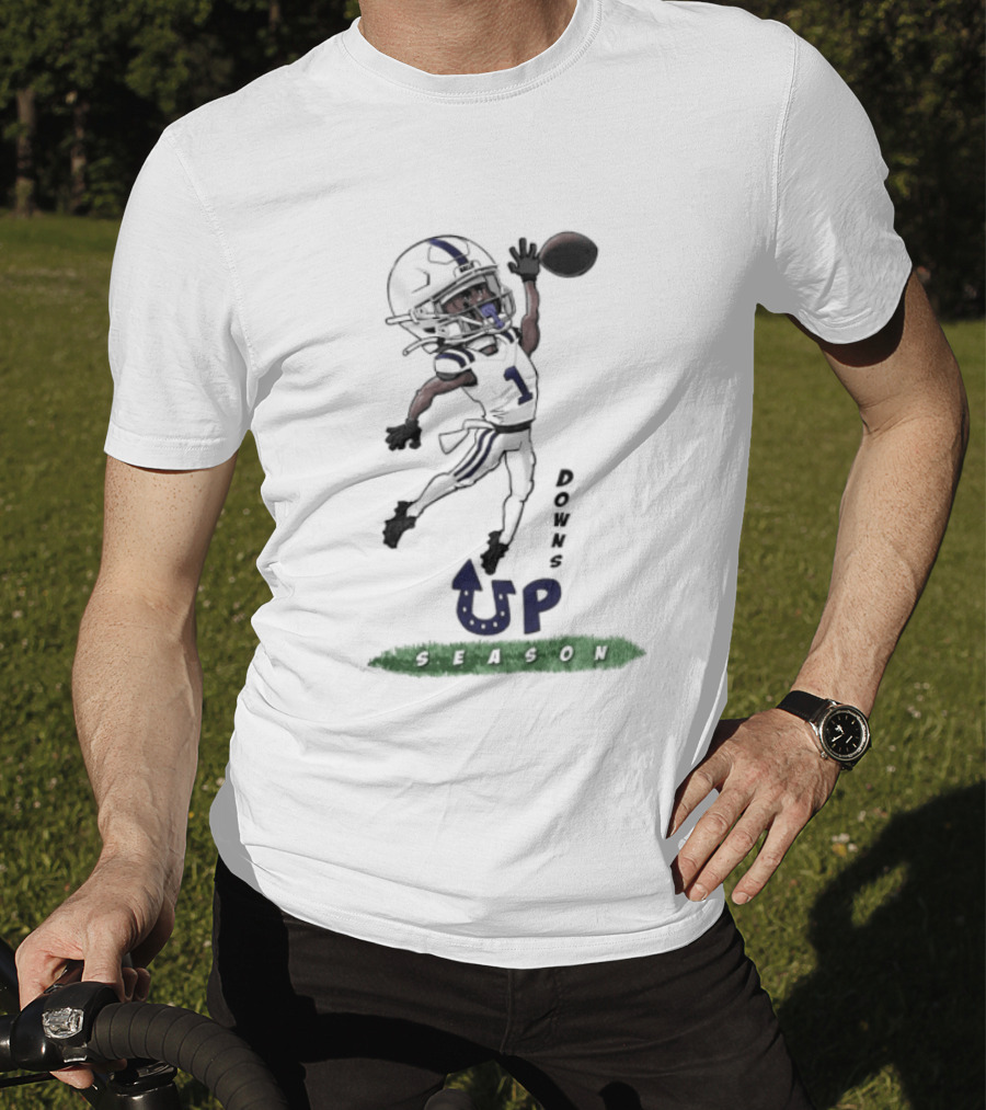 Josh Downs Indianapolis Colts Up Season Football Catch T-Shirt