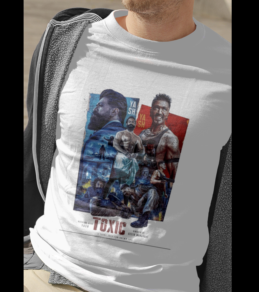 Yash Toxic A Fairy Tale For Grown Ups Rugged Warrior Action Adventure T-Shirt