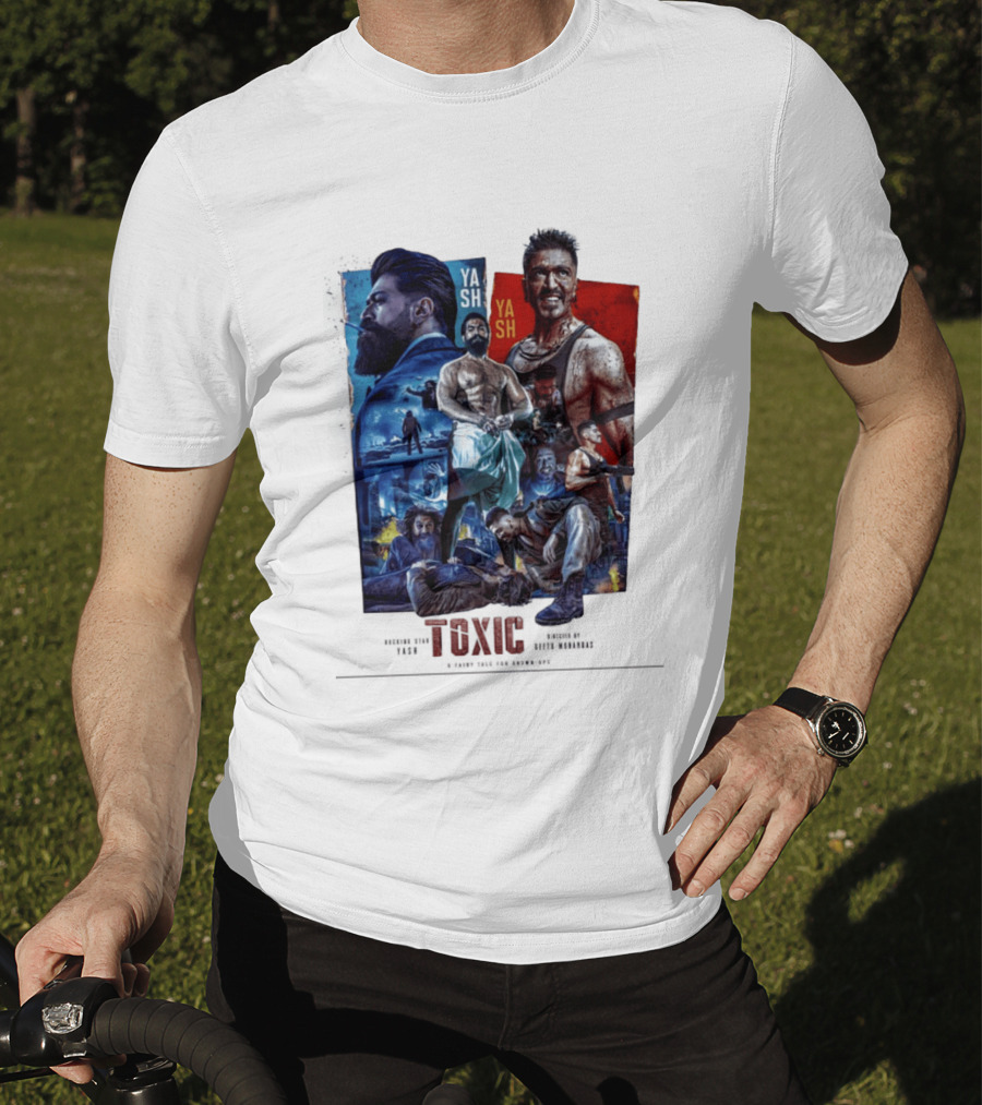Yash Toxic A Fairy Tale For Grown Ups Rugged Warrior Action Adventure T-Shirt