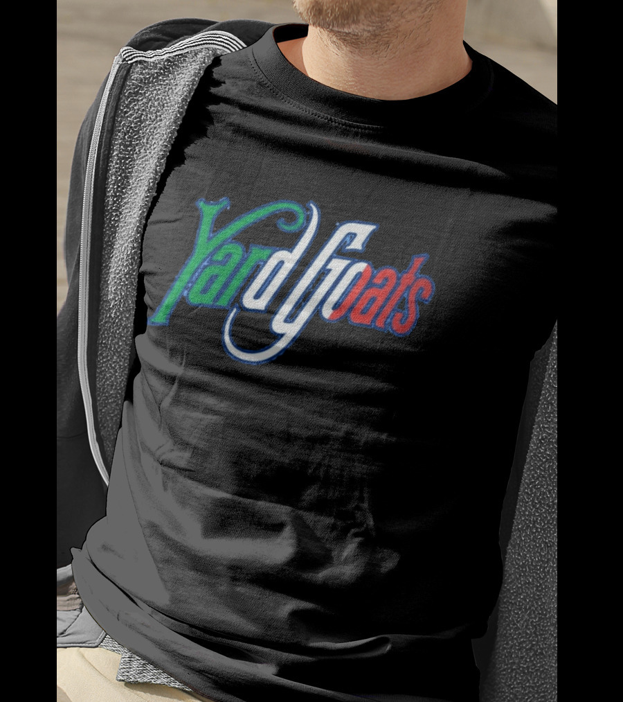 Hartford Yard Goats Green White Red Italian Heritage Night T-Shirt