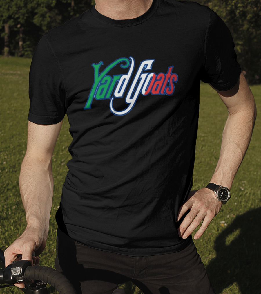 Hartford Yard Goats Green White Red Italian Heritage Night T-Shirt