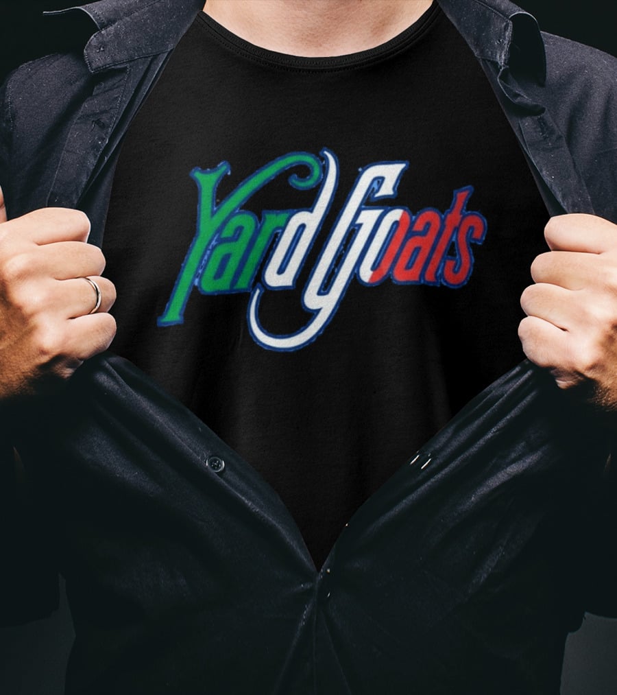 Hartford Yard Goats Green White Red Italian Heritage Night T-Shirt