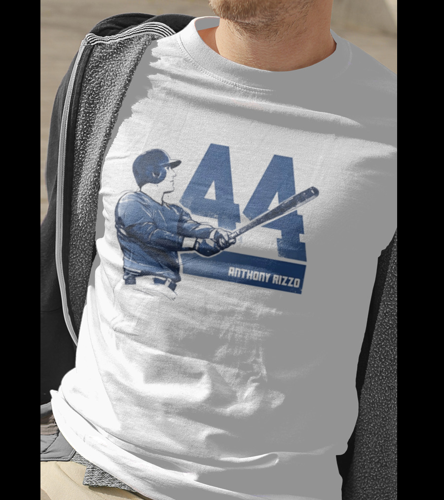 Anthony Rizzo 44 Swing Chicago Cubs Slugger T-Shirt