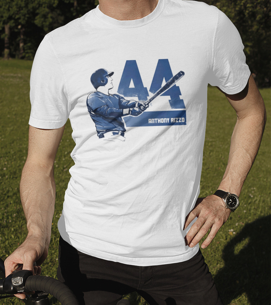 Anthony Rizzo 44 Swing Chicago Cubs Slugger T-Shirt