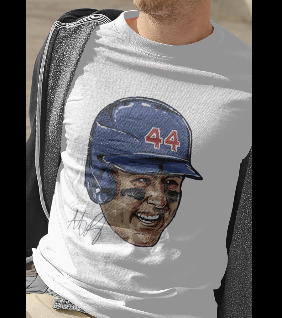 Anthony Rizzo 44 Chicago Cubs Iconic Smile Swag Head T-Shirt