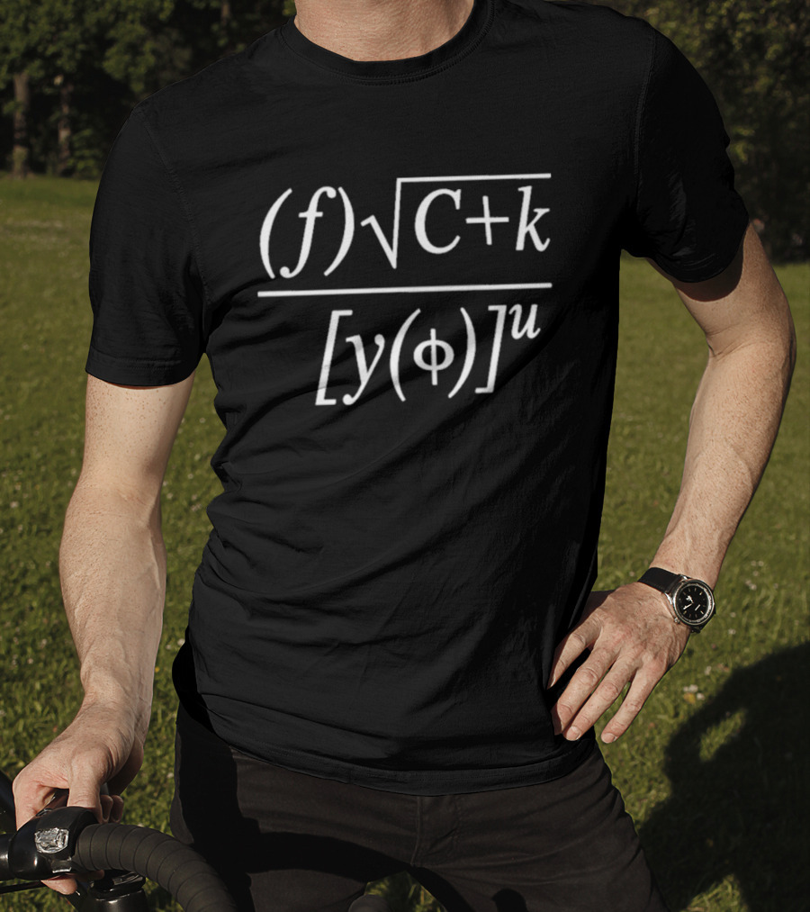 Mathematical Formula Fun Equation Humor T-Shirt
