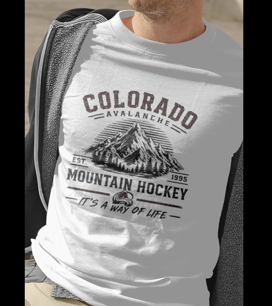 Colorado Avalanche Rocky Mountain Hockey Est. 1995 It's A Way Of Life T-Shirt