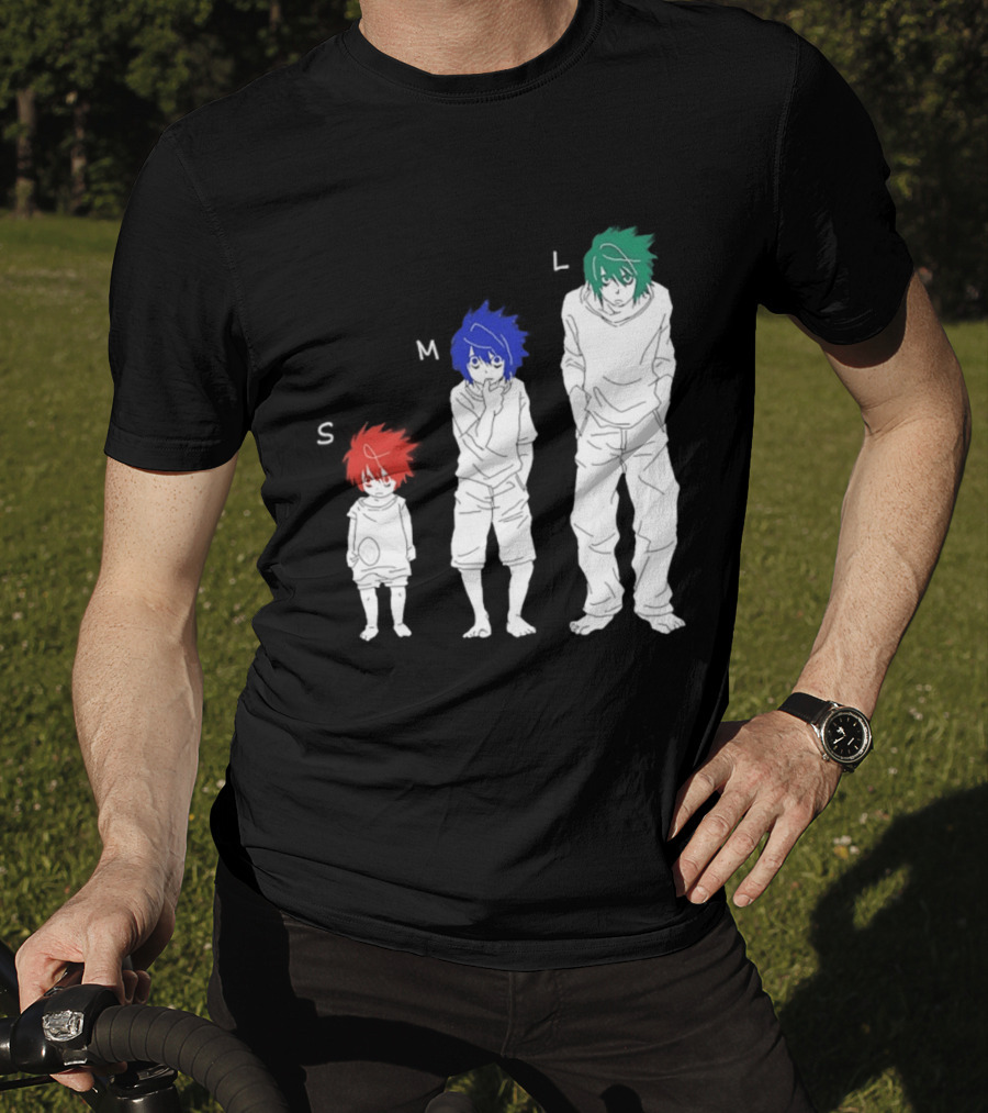 S M L Beyond Birthday Mello L Lawliet Colorful T-Shirt