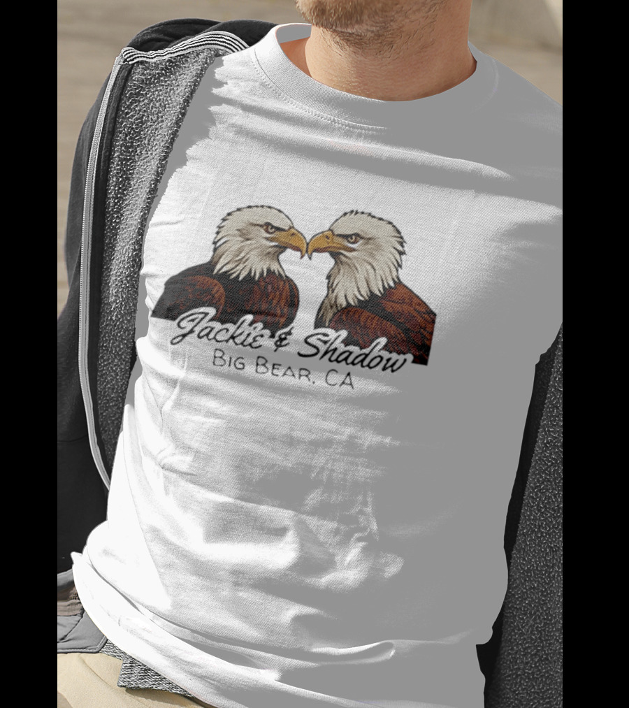 Jackie And Shadow Bald Eagles Big Bear CA Wildlife Pair T-Shirt