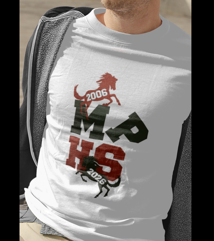 Morgan Park Mustangs MPHS 2006 2026 T-Shirt