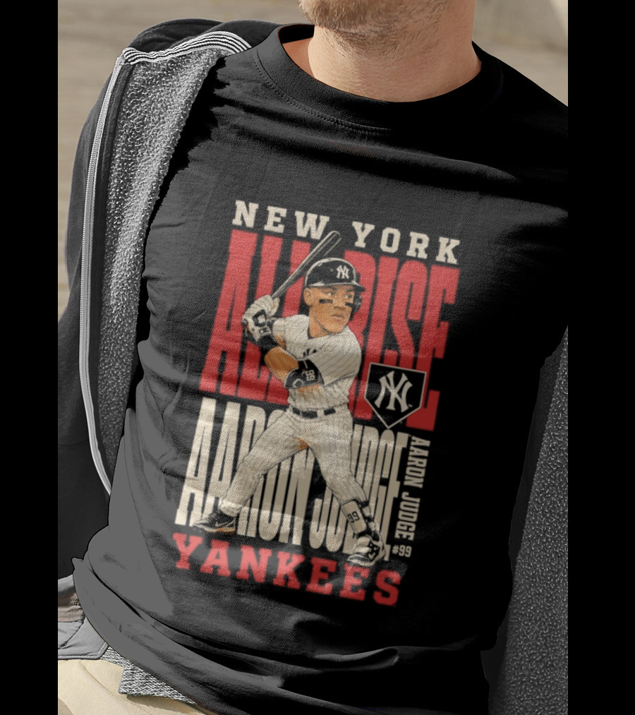 New York Yankees Aaron Judge 2026 Season Caricature T-Shirt