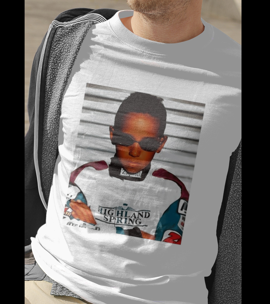 Lewis Hamilton Highland Spring Racing Attire Youthful Champion T-Shirt