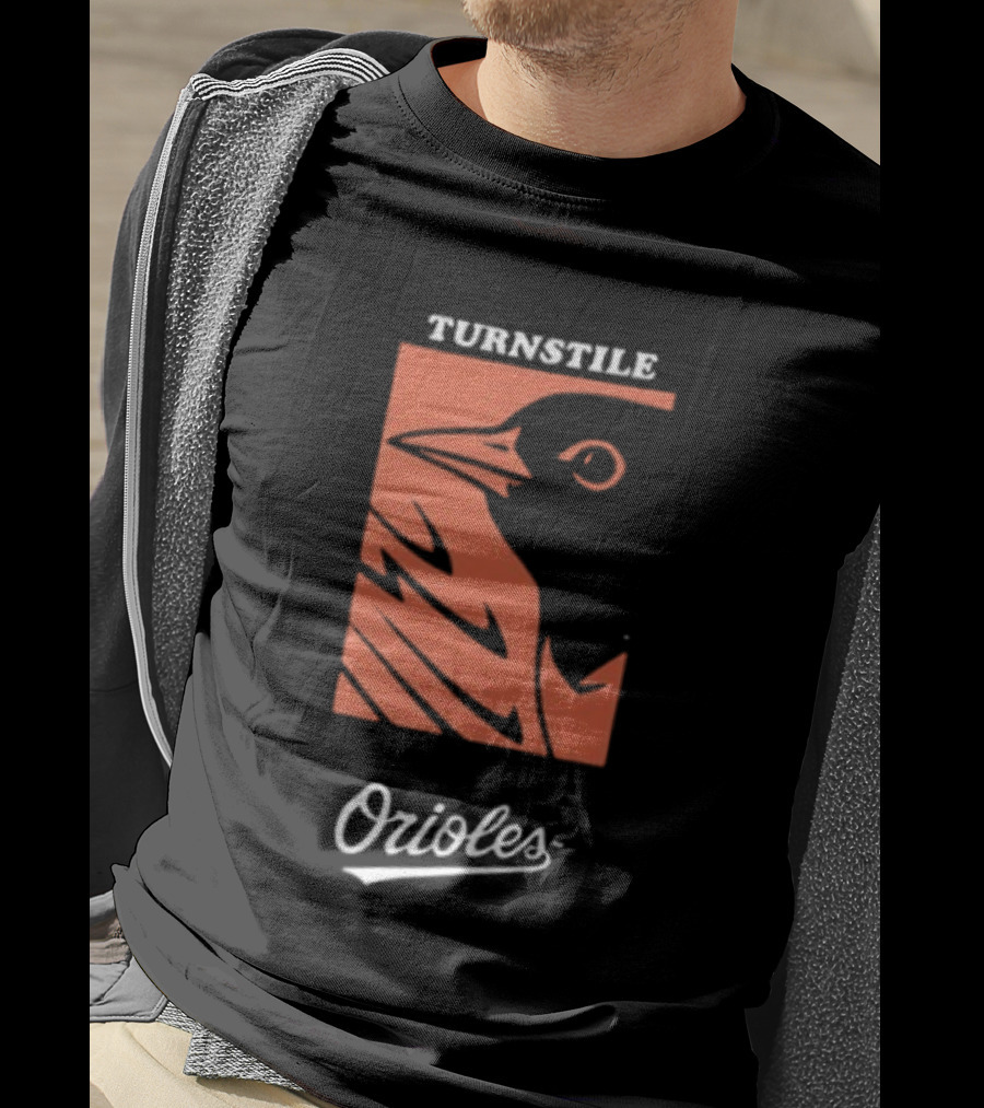 Baltimore Orioles Turnstile 2026 These Birds Not Meant To Fly Alone Two Sided T-Shirt
