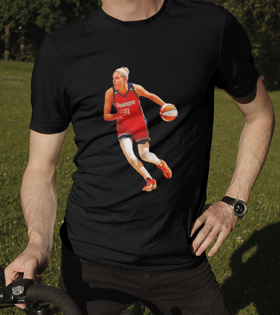 Elena Delle Donne Washington Mystics Basketball Hall Of Fame Player 11 T-Shirt
