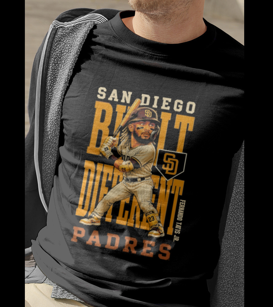 San Diego Built Different Padres Fernando Tatis Jr. 2026 MLB Season T-Shirt