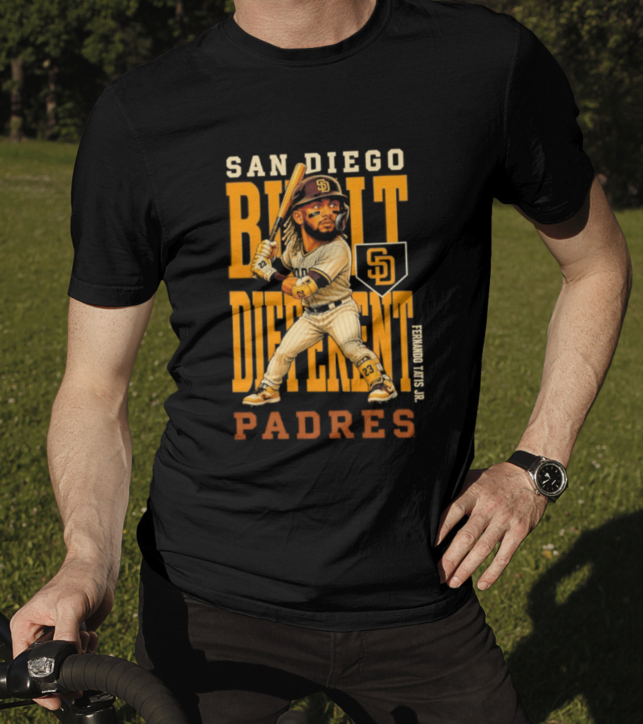 San Diego Built Different Padres Fernando Tatis Jr. 2026 MLB Season T-Shirt