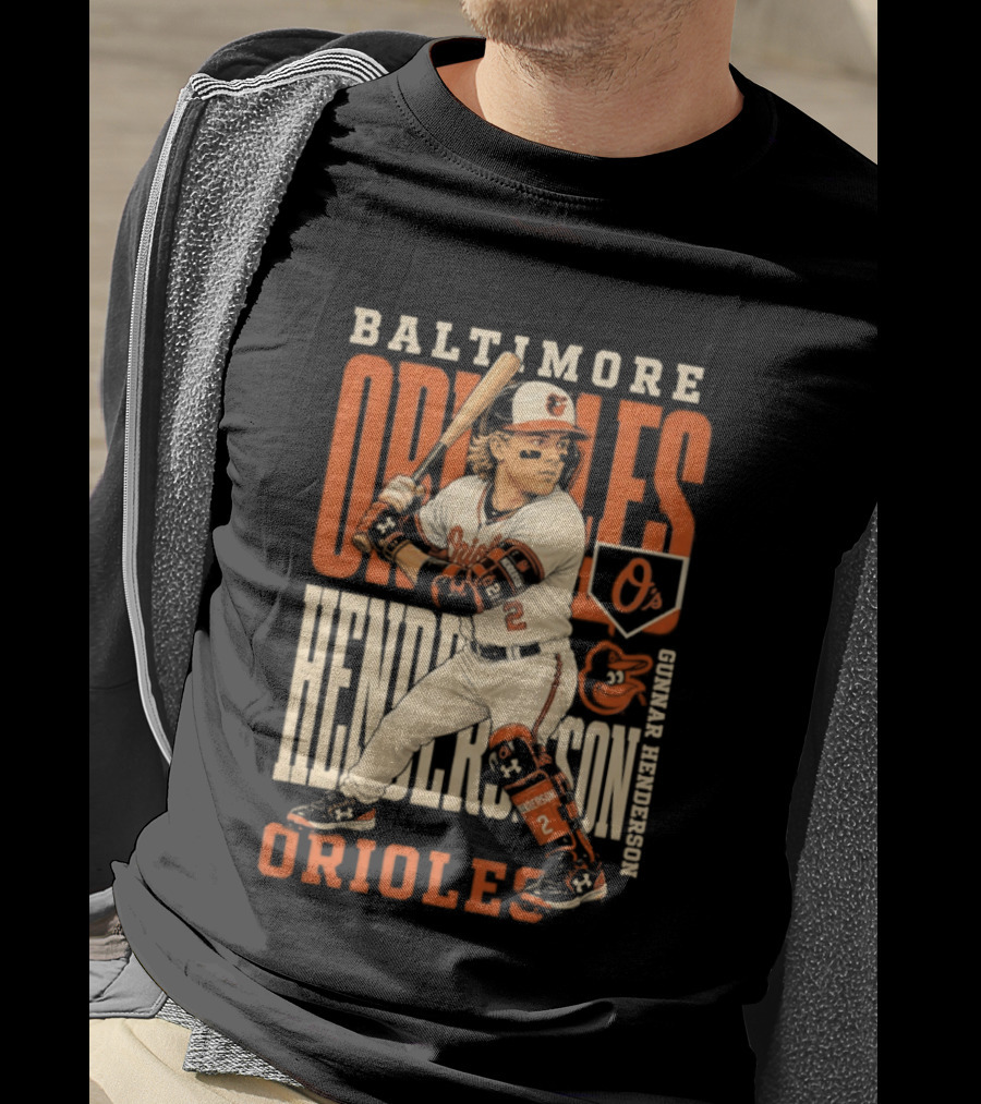 Baltimore Orioles Gunnar Henderson 2026 MLB Season T-Shirt