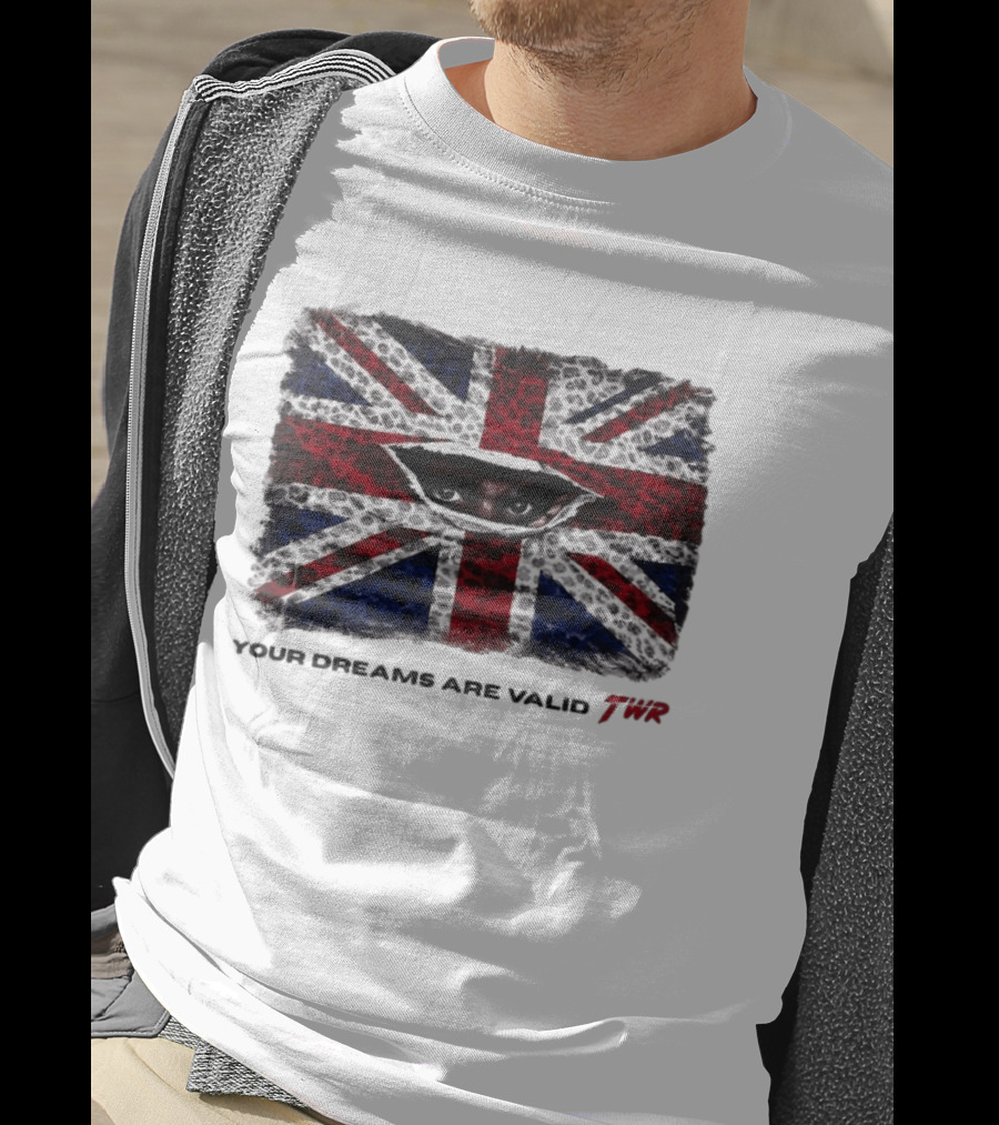Your Dreams Are Valid TWR Union Jack Eyes T-Shirt