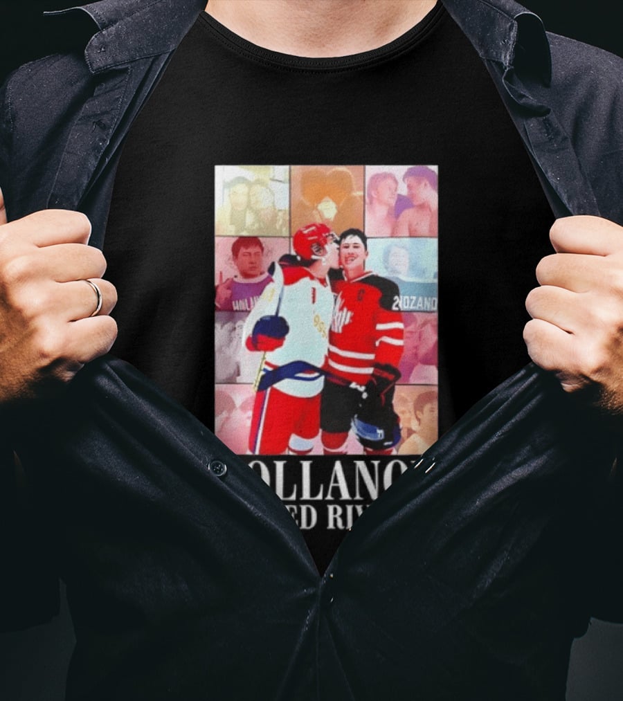 Hollanov Heated Rivalry Hockey Romance 90210ando Walliam 993 T-Shirt