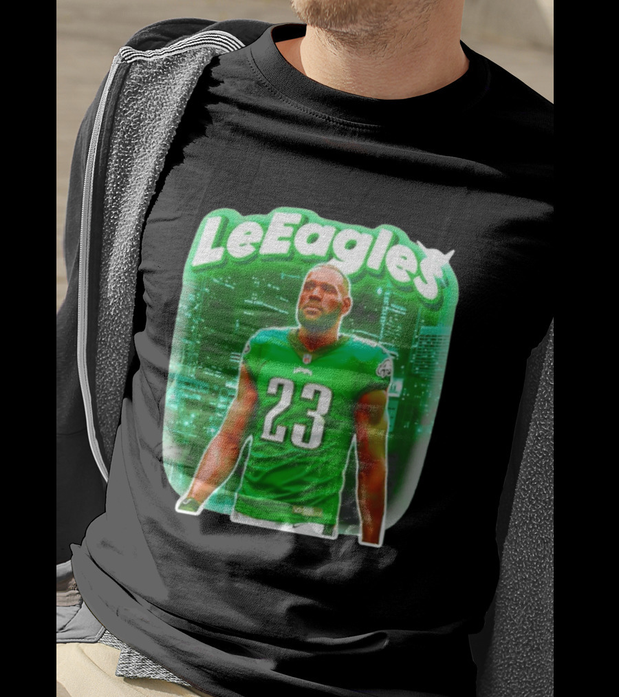 LeBron James LeEagles Philadelphia Eagles 23 Jersey T-Shirt