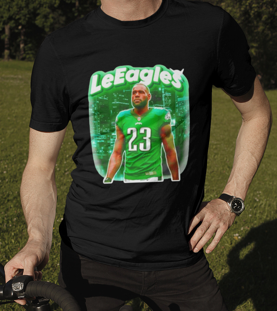 LeBron James LeEagles Philadelphia Eagles 23 Jersey T-Shirt