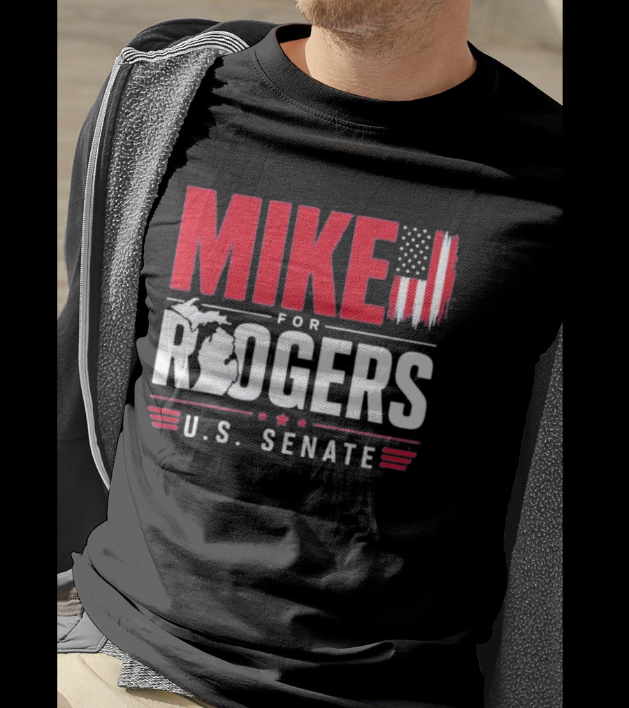 Mike Rogers U.S. Senate Campaign American Flag T-Shirt