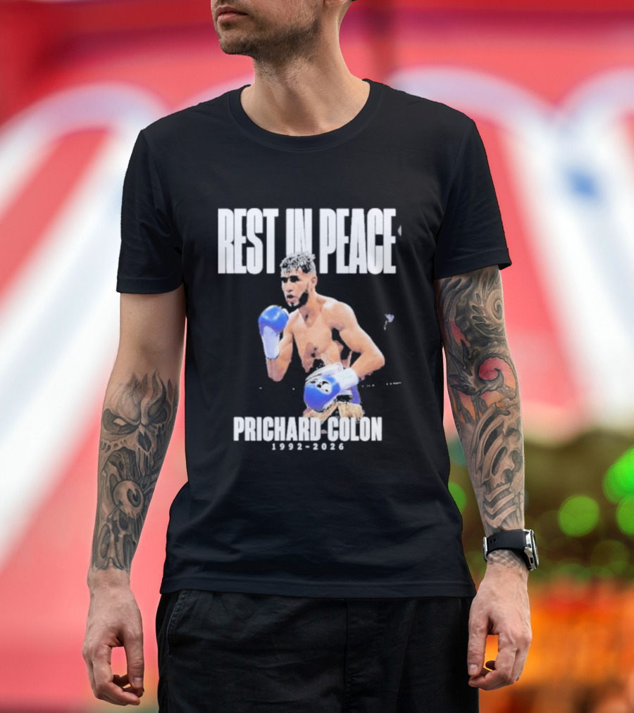 Rest In Peace Prichard Colon 1992 2026 Boxing Gloves T-Shirt