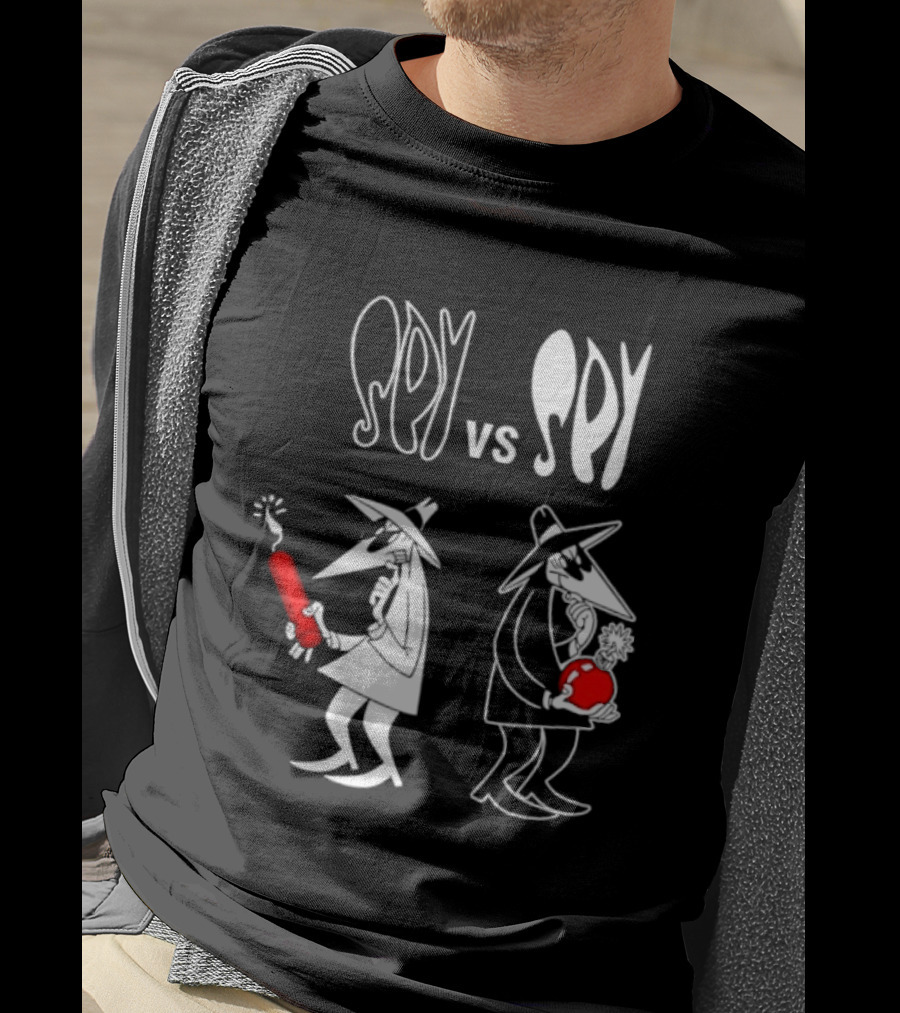 Spy Vs Spy Mad Magazine Classic Comic Characters Showdown Bomb And TNT T-Shirt