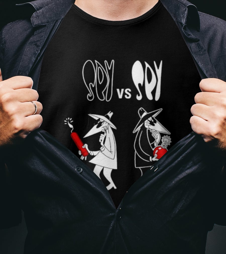 Spy Vs Spy Mad Magazine Classic Comic Characters Showdown Bomb And TNT T-Shirt